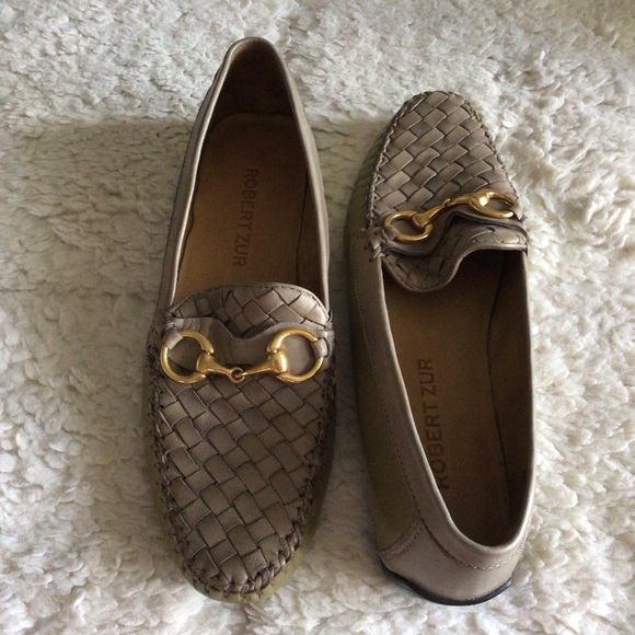 Robert Zur Women’s Perlata Olive Patent and True Glove Leather Loafers - Picture 2 of 14